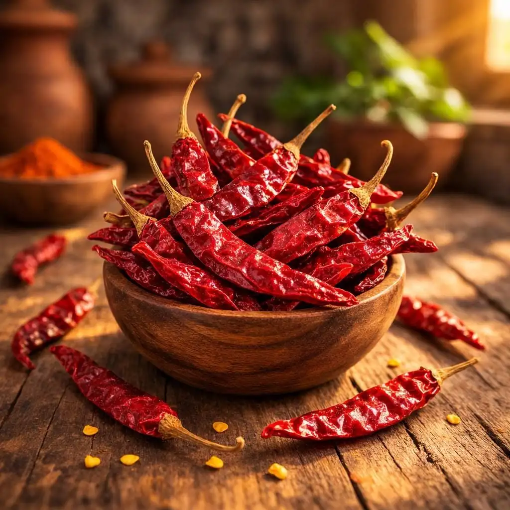 Premium Sun-Dried Red Chillies-250 g - image 1